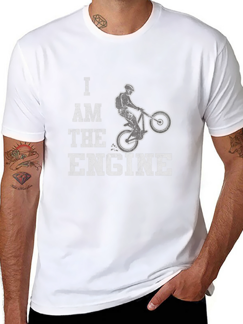 I Am The Engine Biker T-Shirt