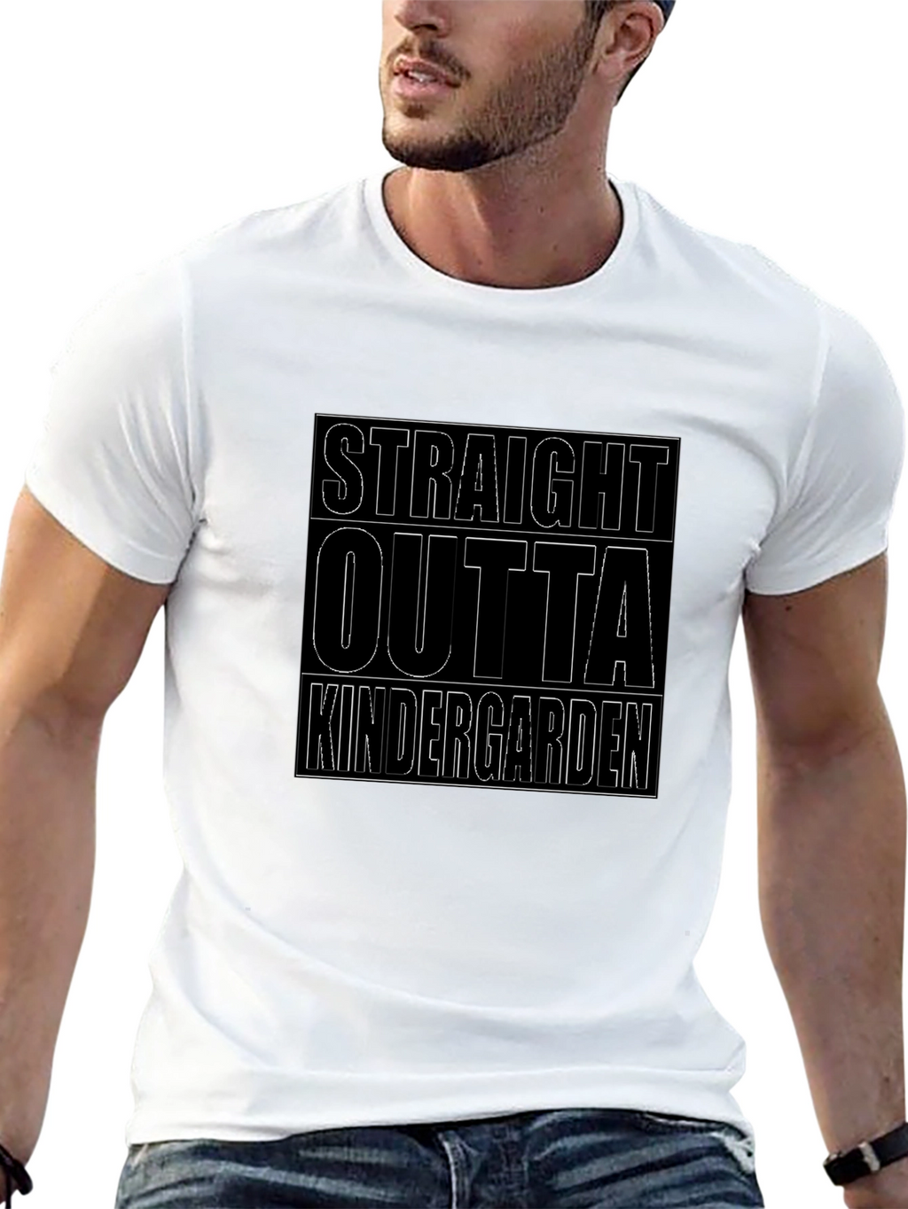 Straight Outta Kindergarten Graphic Tee