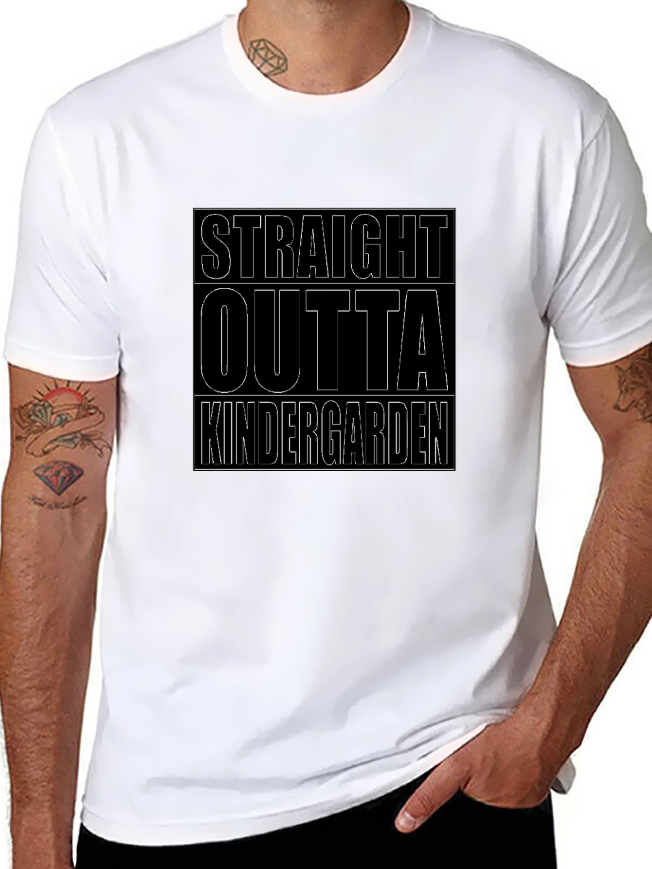 Straight Outta Kindergarten Graphic Tee