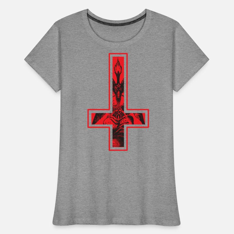 Occult Gothic Satan Witch Baphomet In The Cross