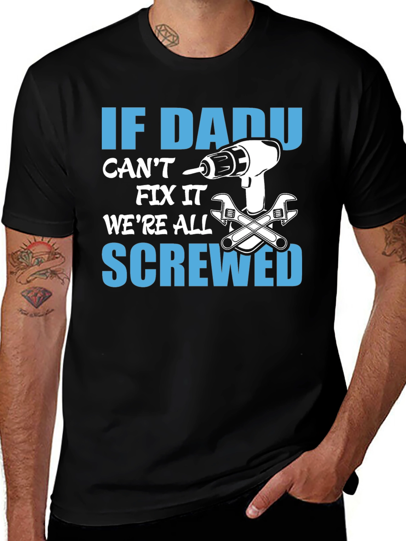 Dad Can Fix It T-Shirt - Funny Fathers Day Gift
