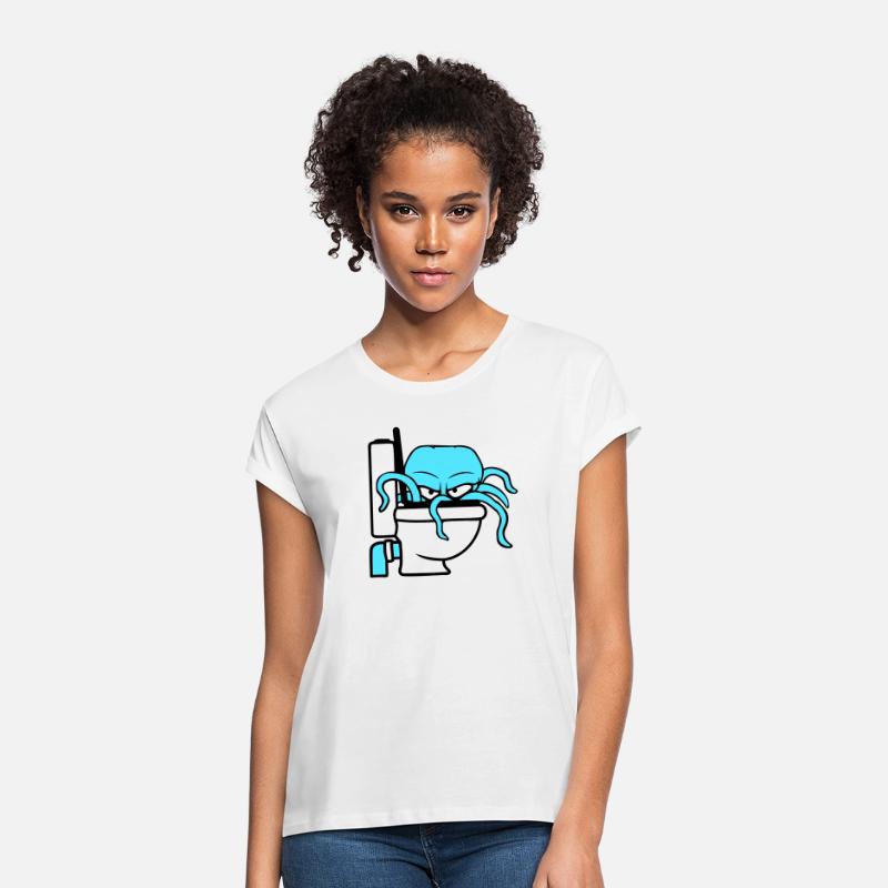 Octopus inside toilet bowl flush evil dangerous