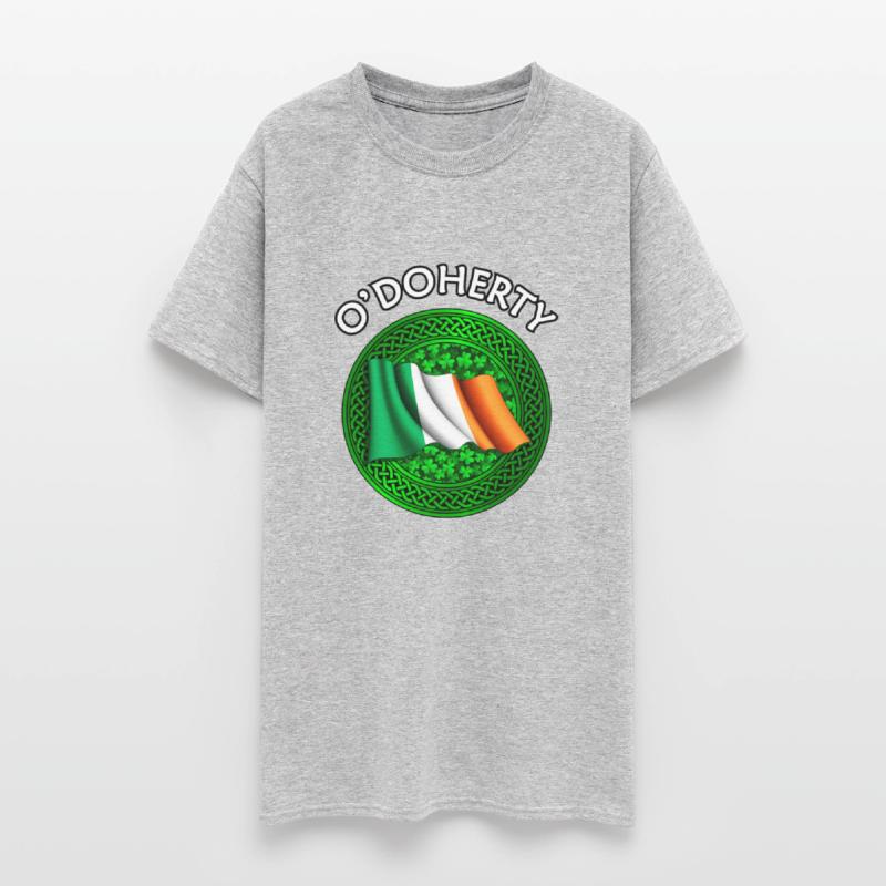 O'Doherty Shamrock & Irish Flag