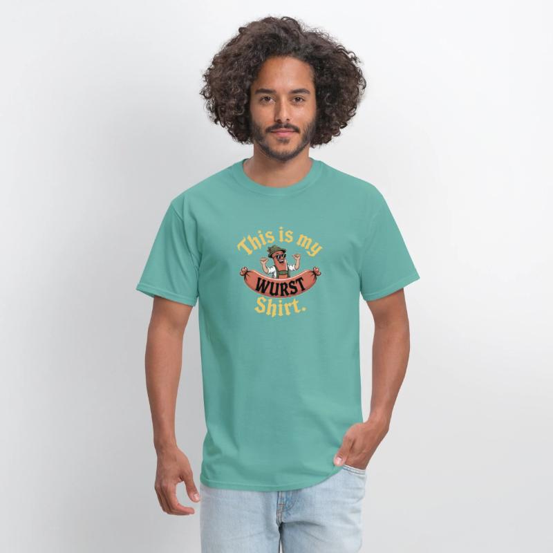 Oktoberfest This Is My Wurst Shirt German Men W
