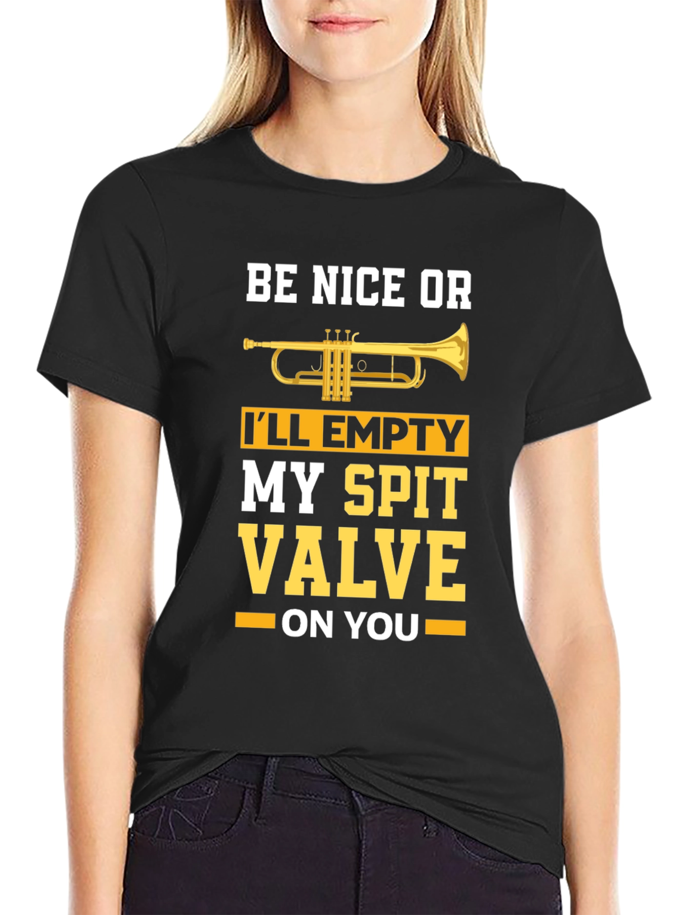 Be Nice or Ill Empty My Spit Valve T-Shirt