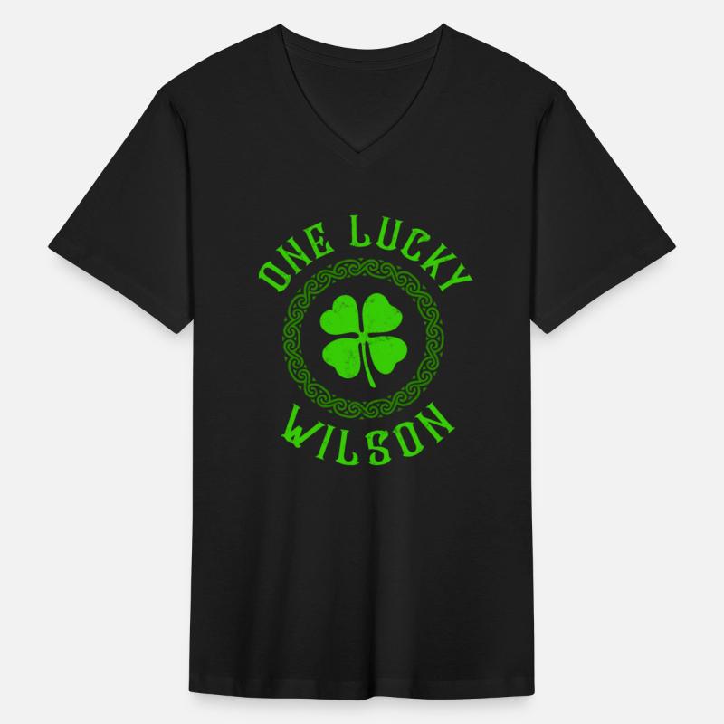 One Lucky Wilson Irish Family Four Leaf Clover