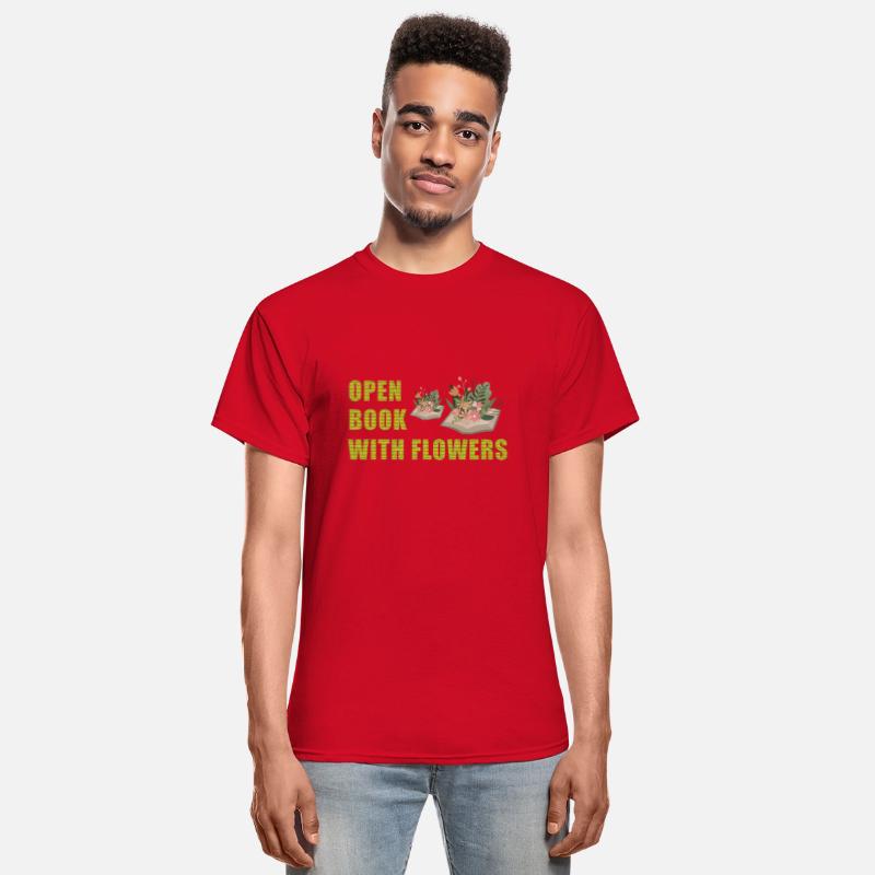 Open Book with Flowers Art