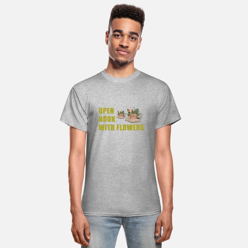 Open Book with Flowers Art