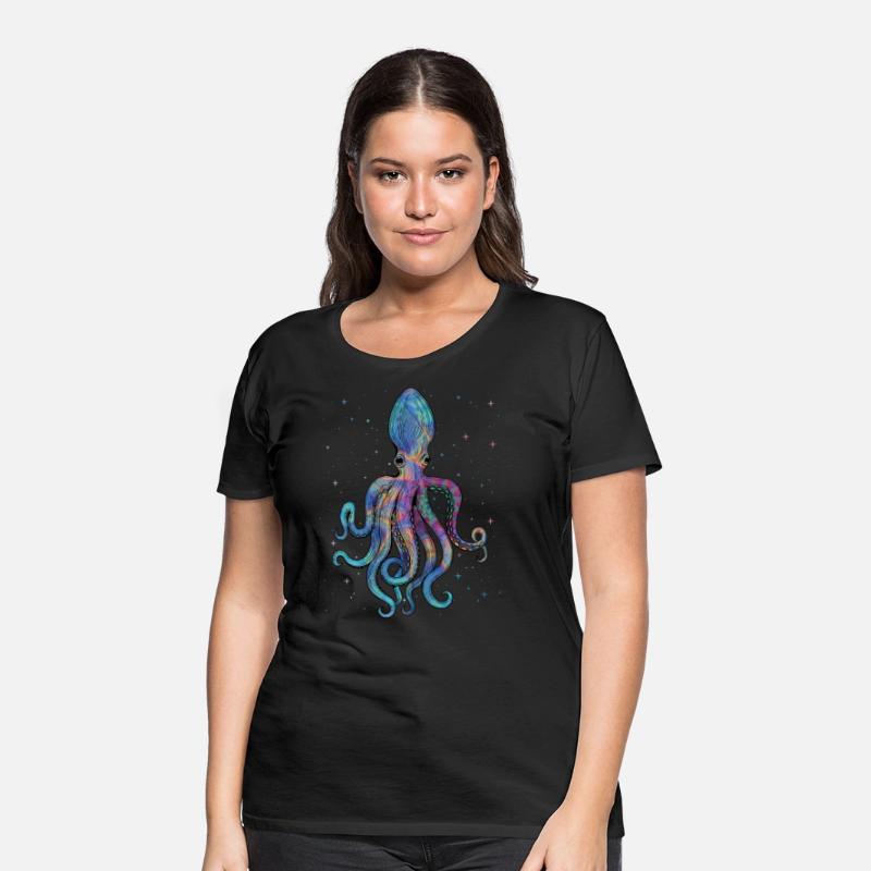 Outer Space Octopus Psychedelic Kraken Cosmic