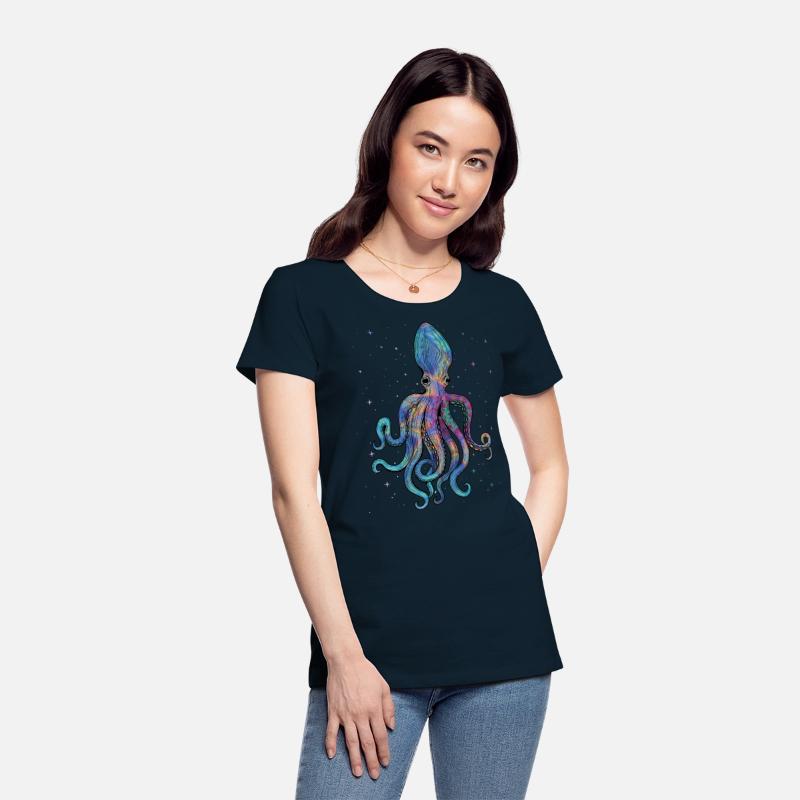 Outer Space Octopus Psychedelic Kraken Cosmic