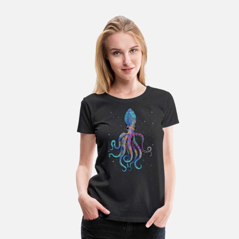 Outer Space Octopus Psychedelic Kraken Cosmic