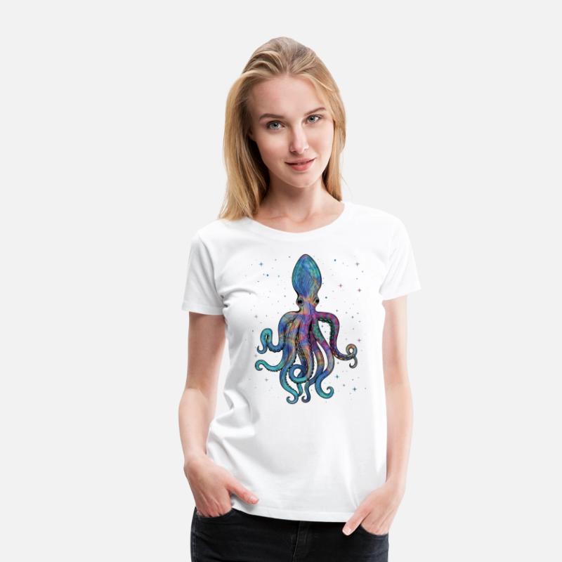 Outer Space Octopus Psychedelic Kraken Cosmic