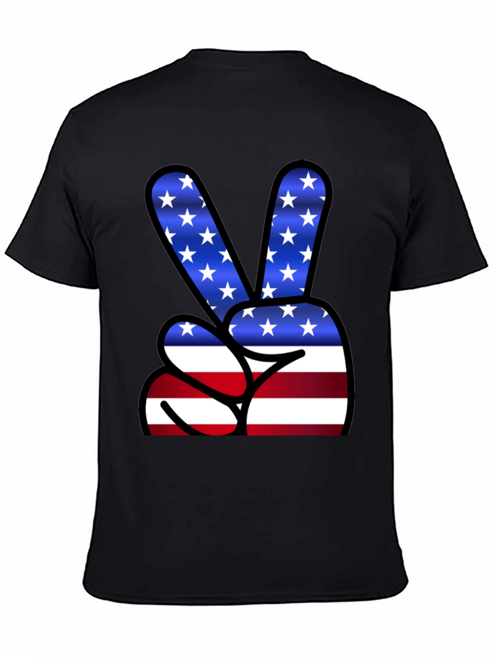 Peace Sign USA Flag T-Shirt
