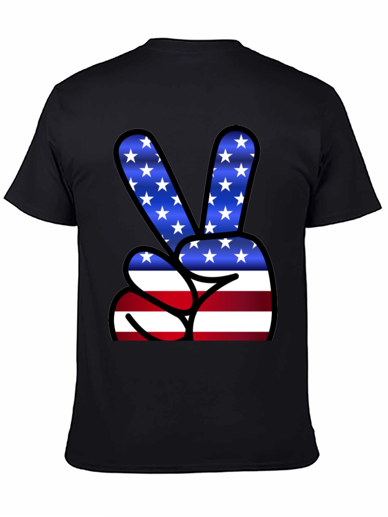 Peace Sign USA Flag T-Shirt