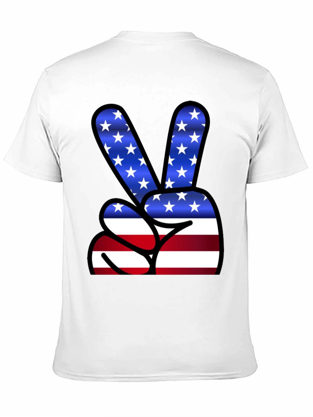 Peace Sign USA Flag T-Shirt