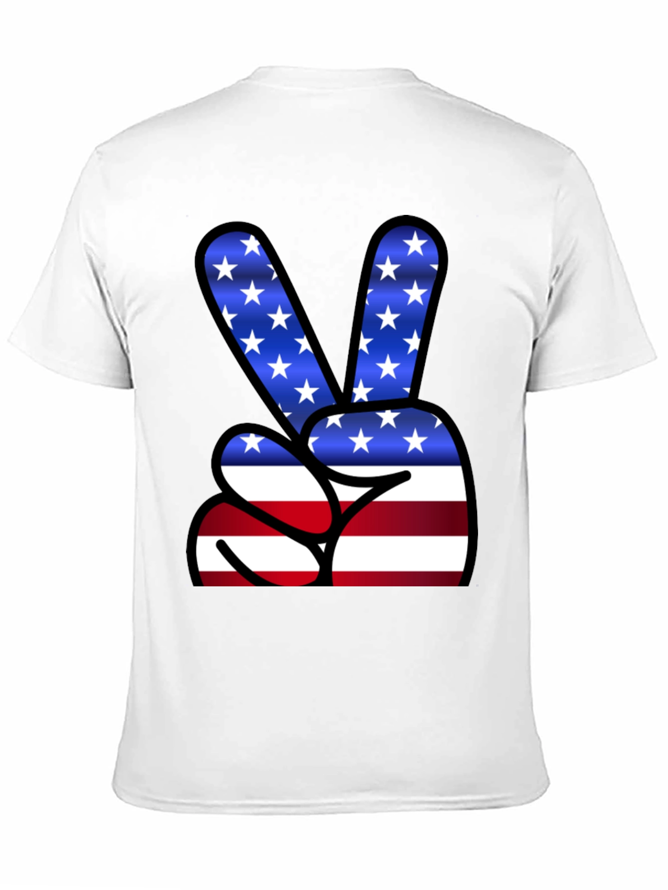 Peace Sign USA Flag T-Shirt