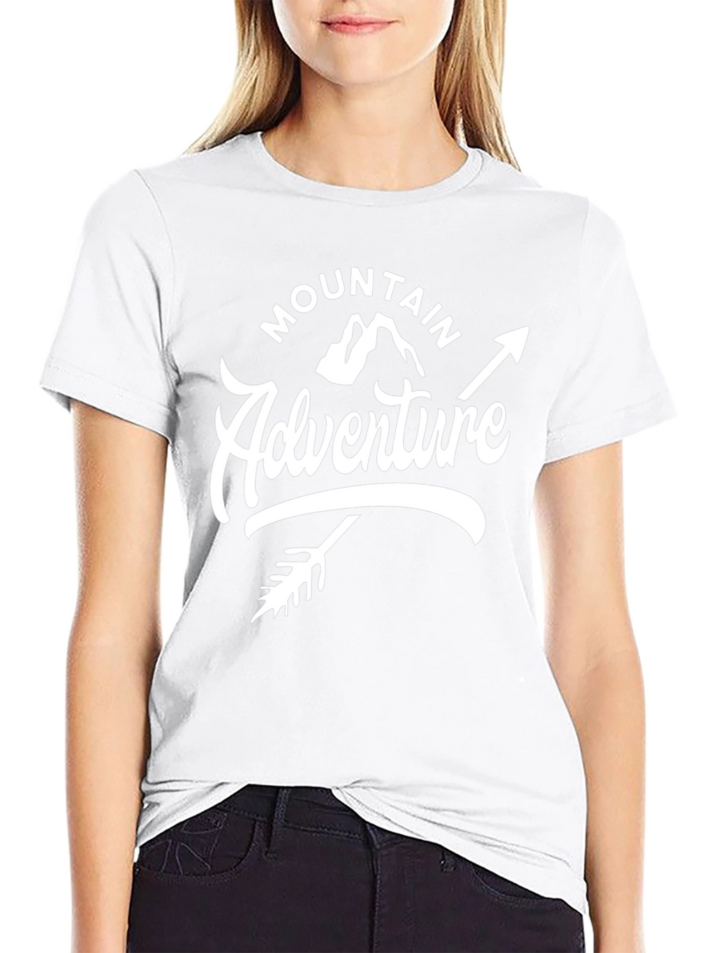 Mountain Adventure Black Graphic Tee
