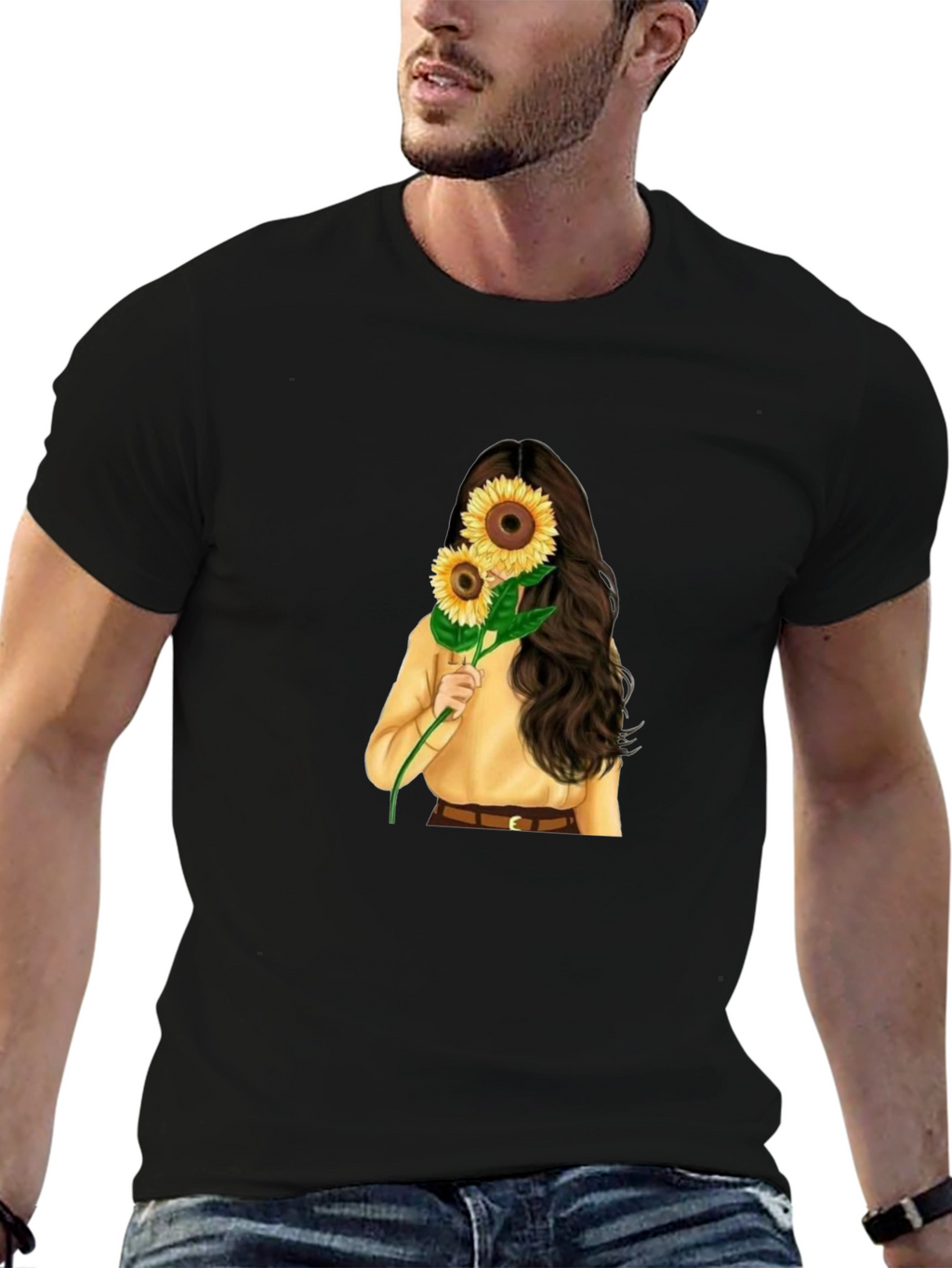 Sunflower Graphic Tee - Stylish Unisex T-Shirt