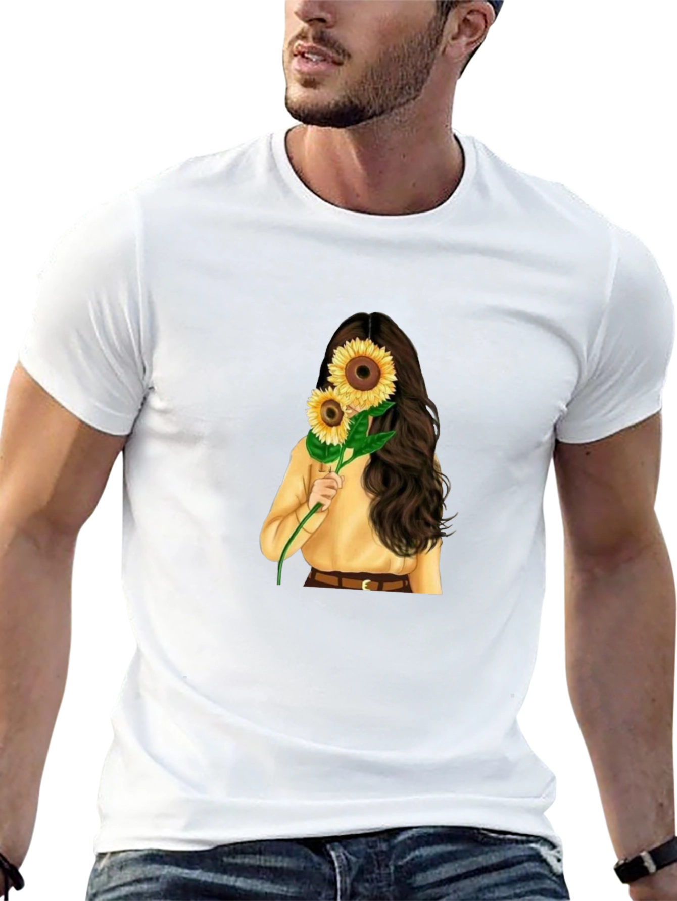 Sunflower Graphic Tee - Stylish Unisex T-Shirt