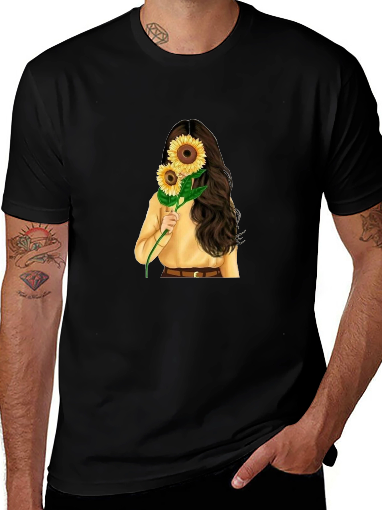 Sunflower Graphic Tee - Stylish Unisex T-Shirt