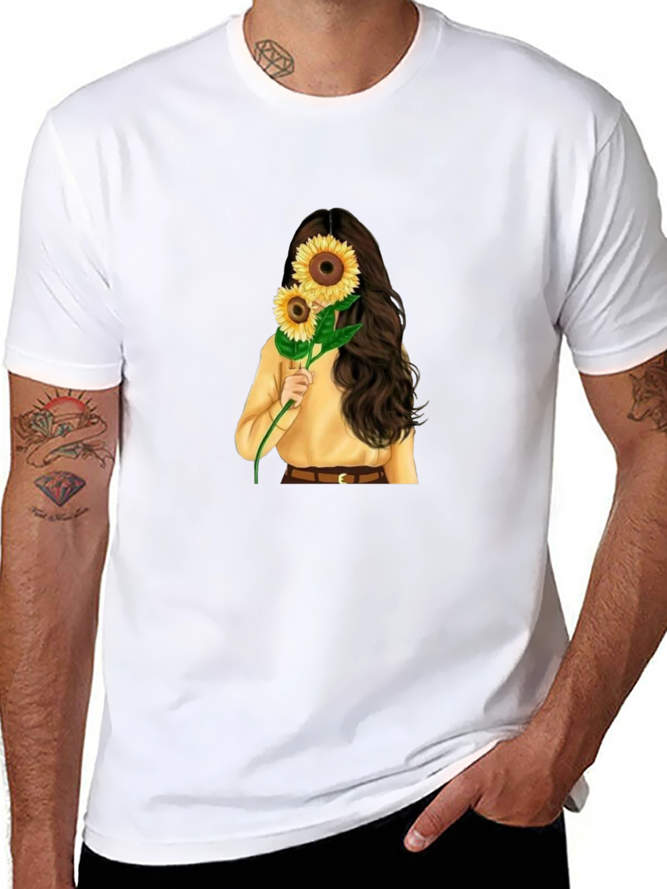 Sunflower Graphic Tee - Stylish Unisex T-Shirt