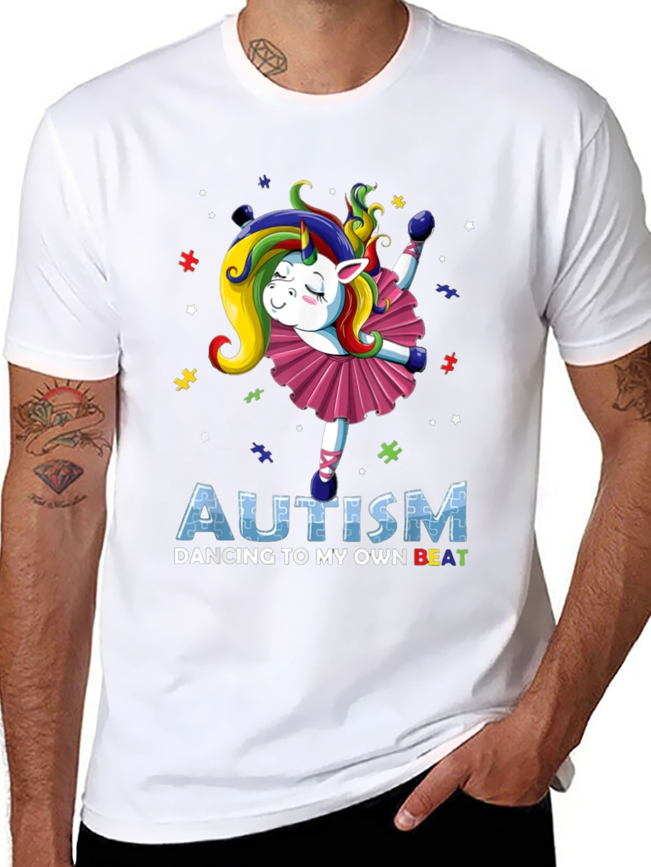 Autism Awareness Unicorn T-Shirt
