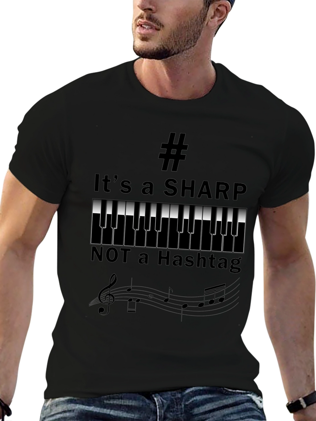 Its a Sharp Music Shirt - Funny Musician Tee