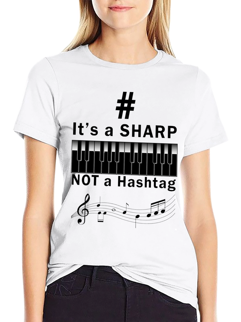 Its a Sharp Music Shirt - Funny Musician Tee