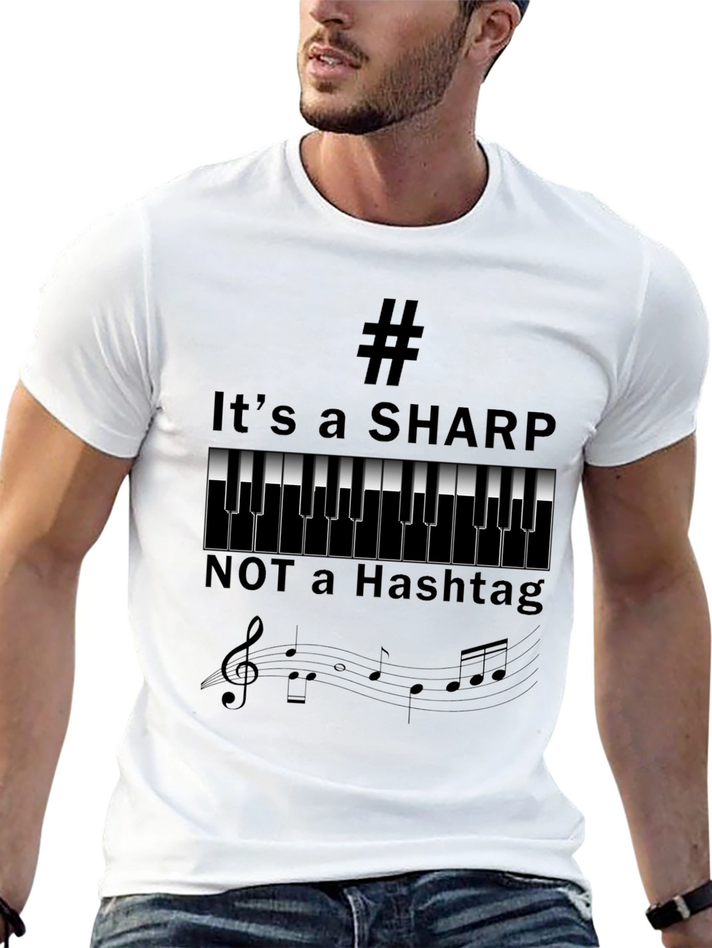 Its a Sharp Music Shirt - Funny Musician Tee