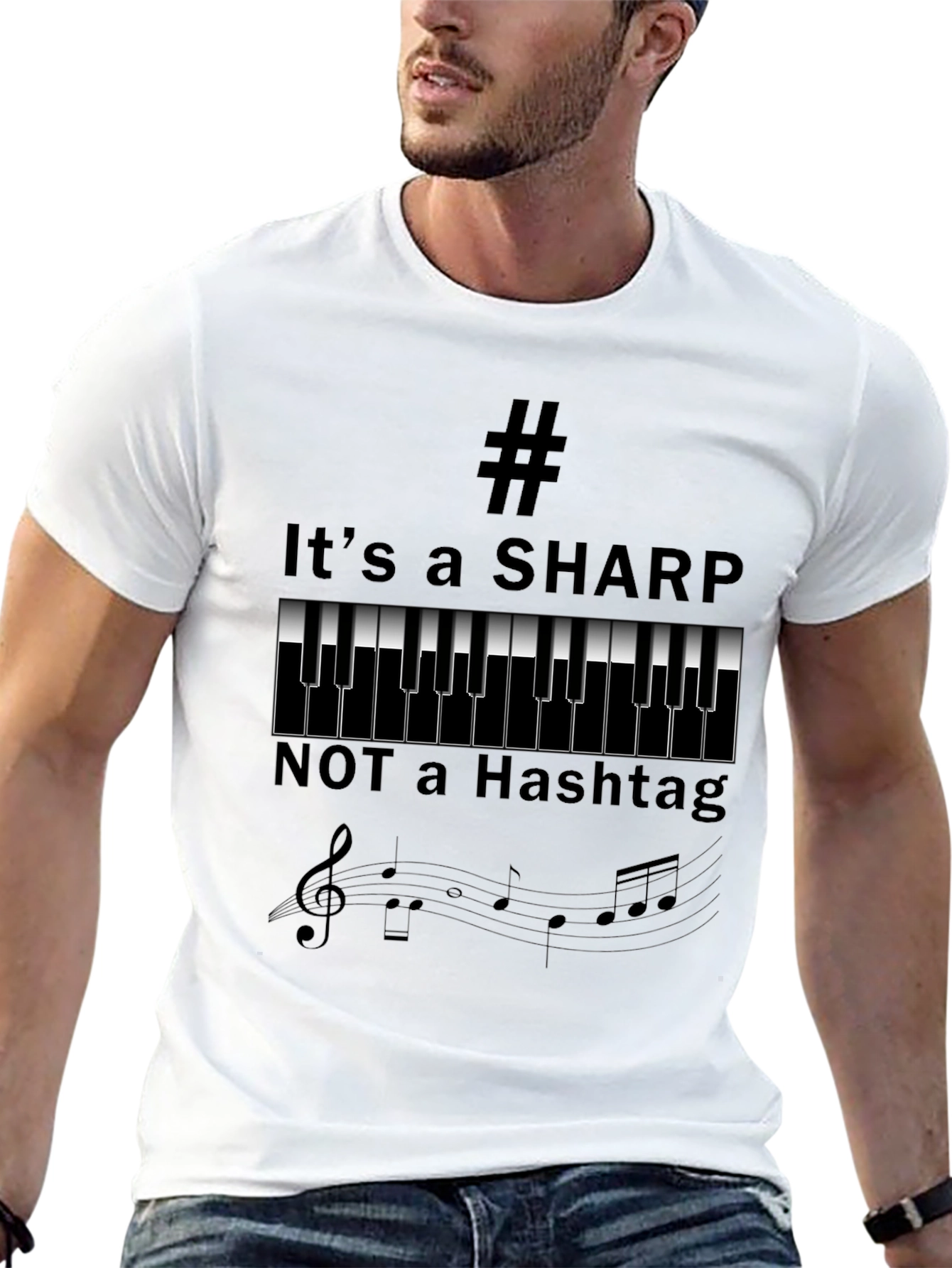 Its a Sharp Music Shirt - Funny Musician Tee