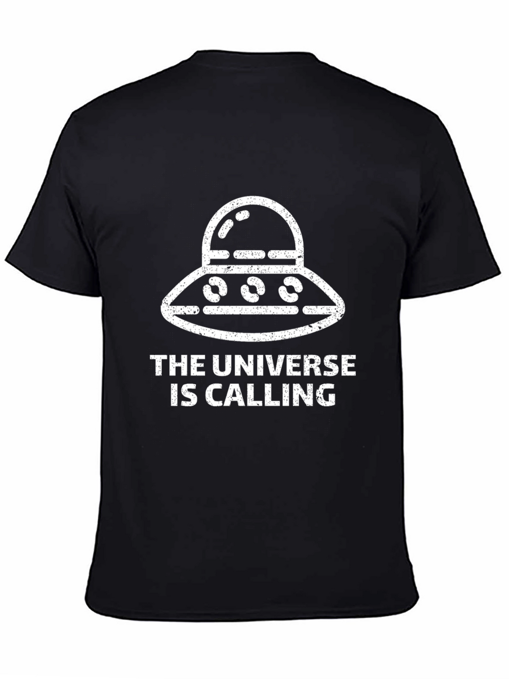 Universe Calling Graphic T-Shirt - Black
