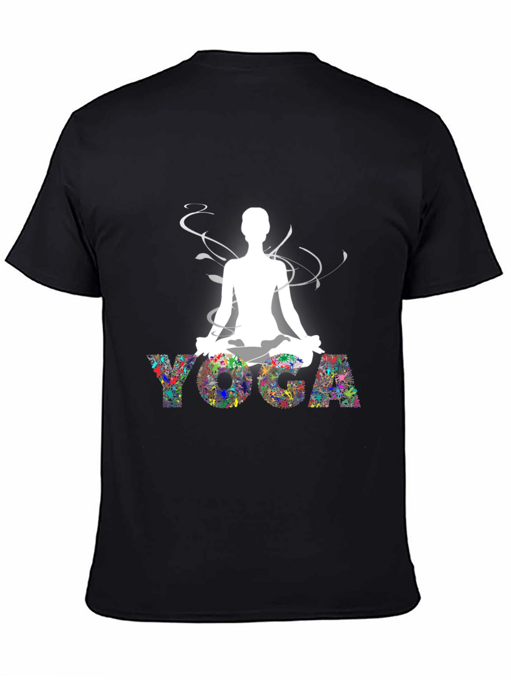 Yoga Graphic Black T-Shirt