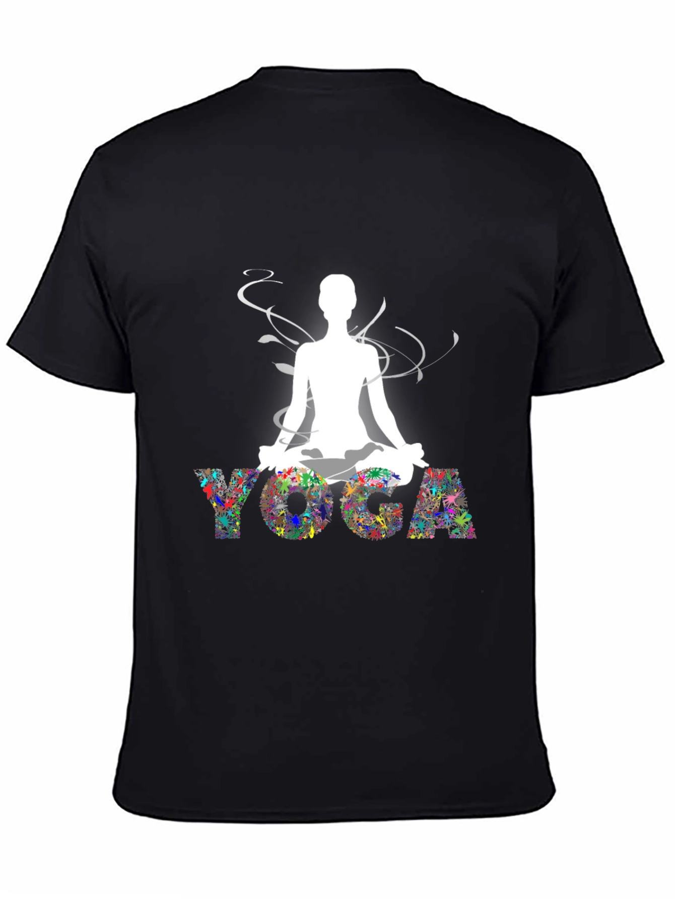 Yoga Graphic Black T-Shirt