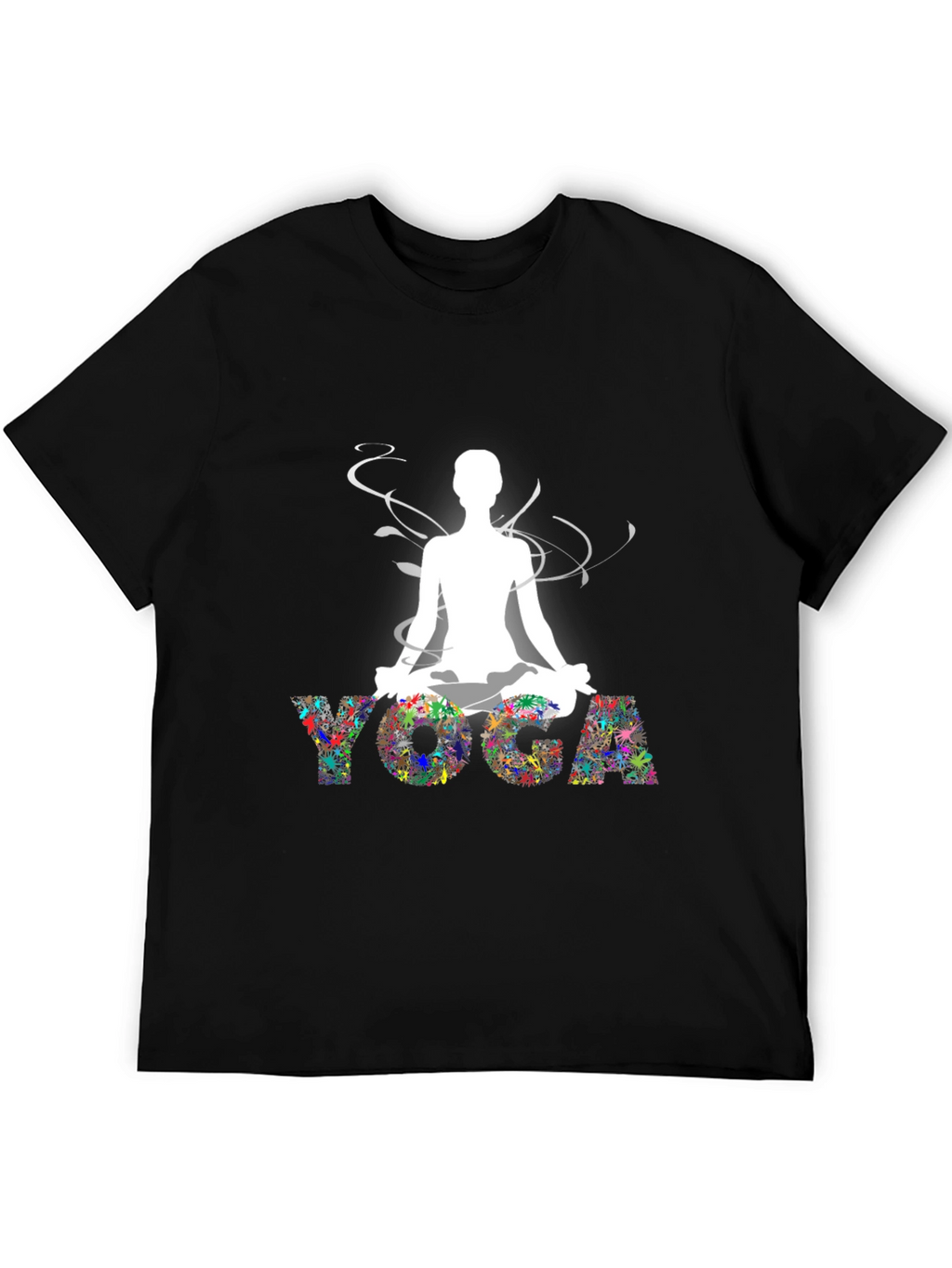 Yoga Graphic Black T-Shirt