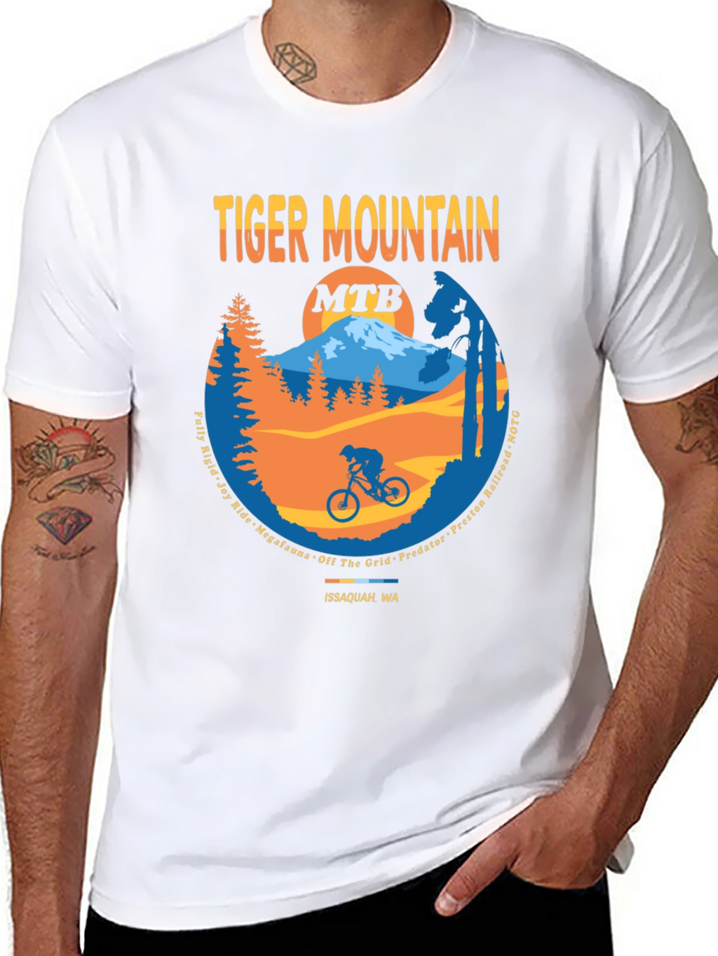 Tiger Mountain MTB Graphic T-Shirt - Cycling Apparel