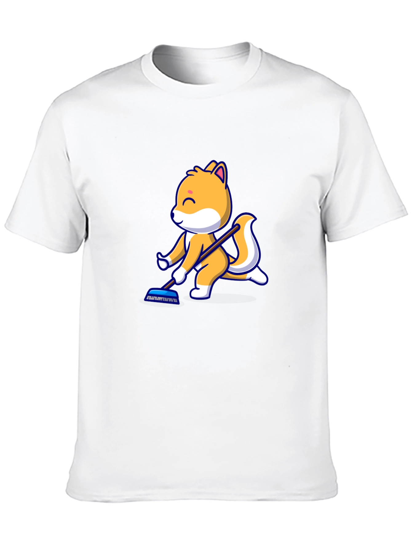 Cartoon Squirrel T-Shirt - Black