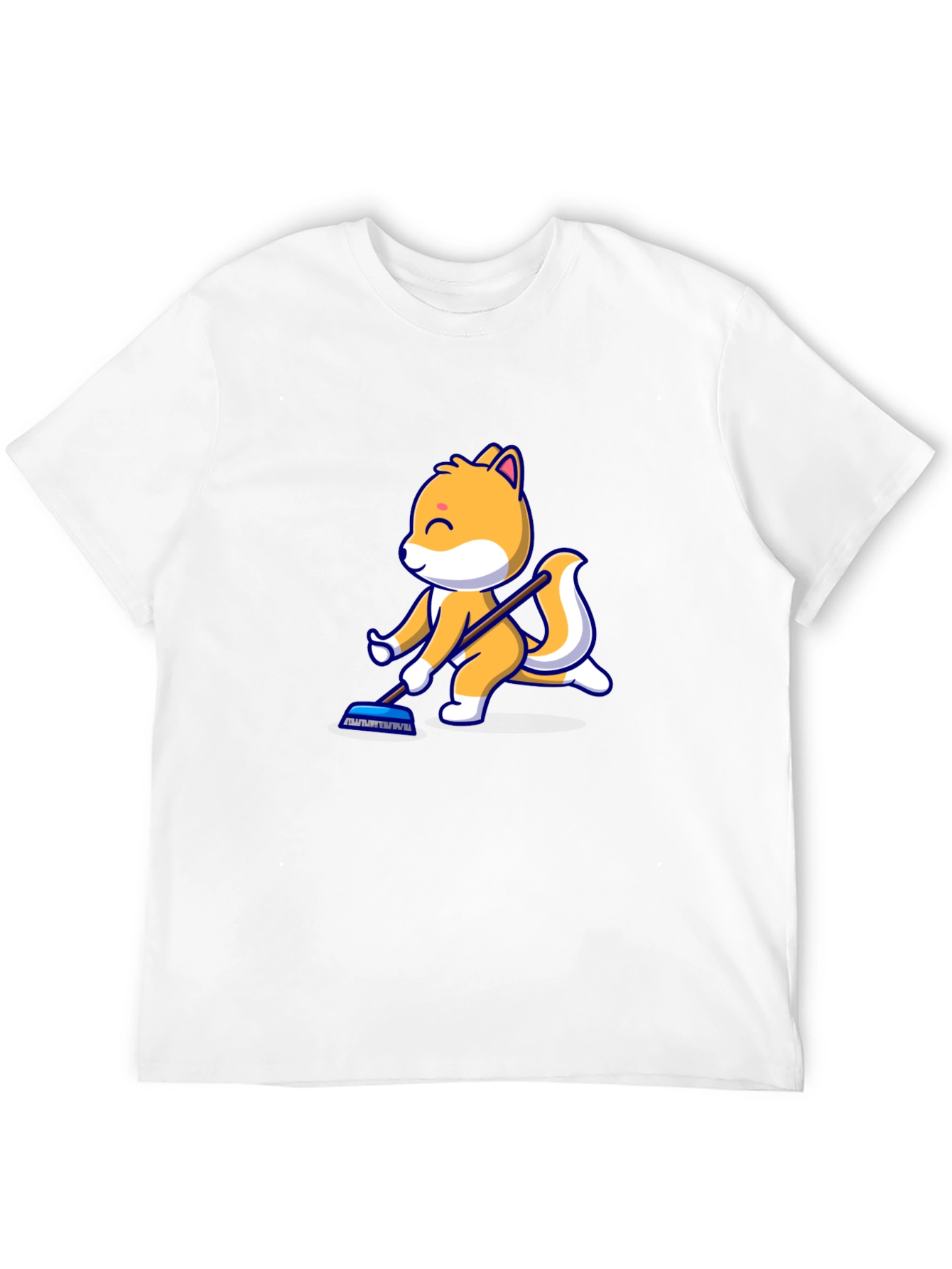 Cartoon Squirrel T-Shirt - Black