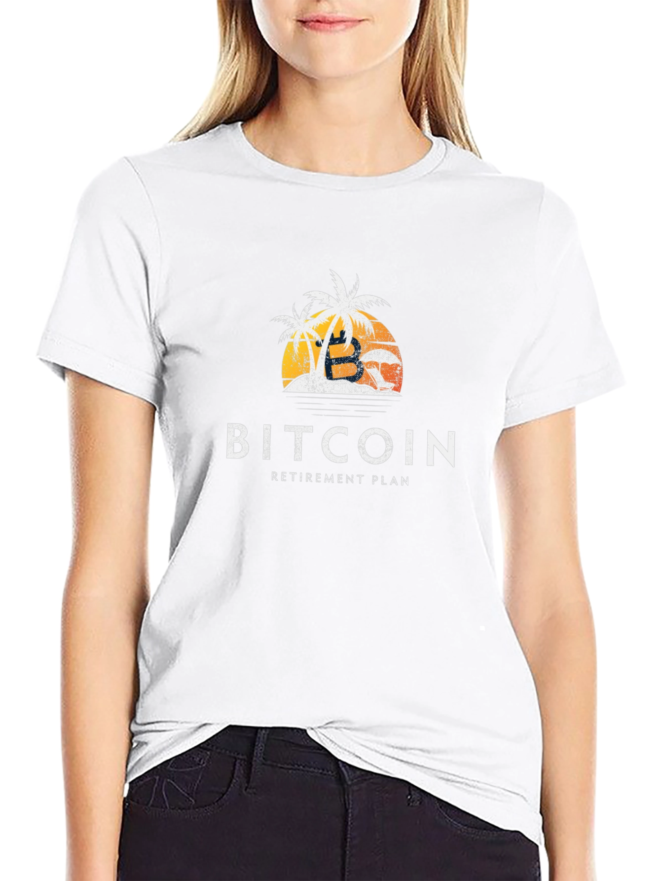 Bitcoin Retirement Plan Graphic Tee - Black