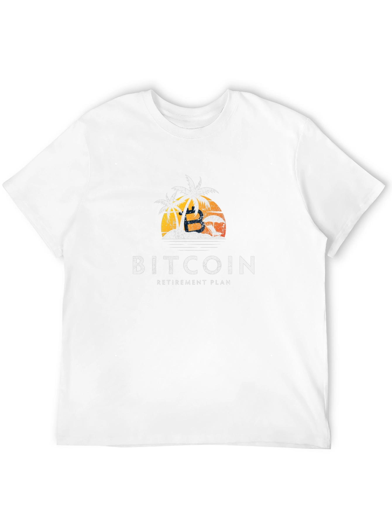 Bitcoin Retirement Plan Graphic Tee - Black