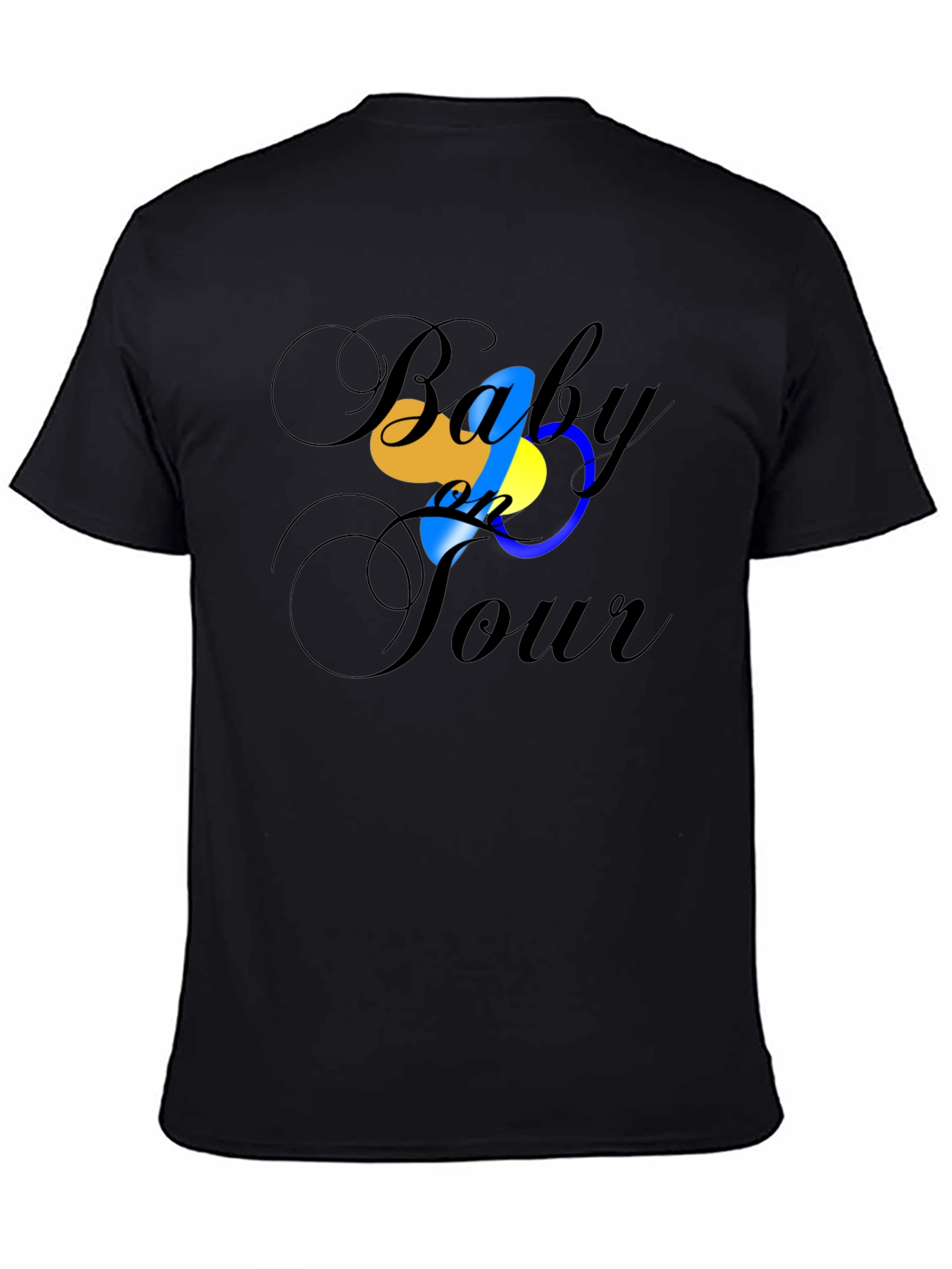 Baby on Tour - Black T-Shirt