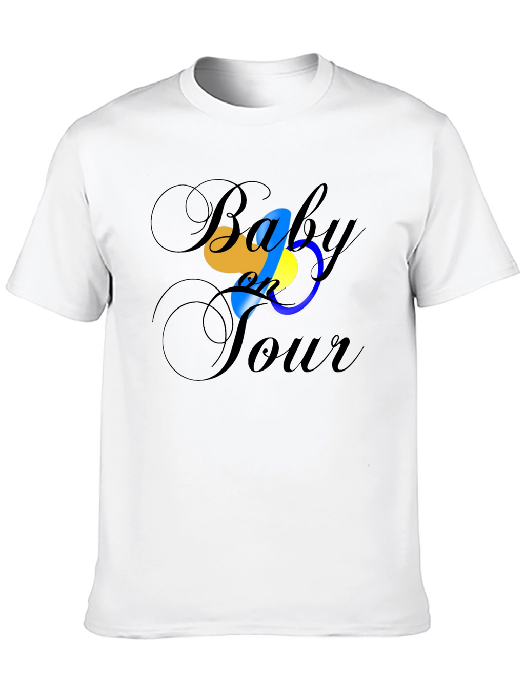 Baby on Tour - Black T-Shirt