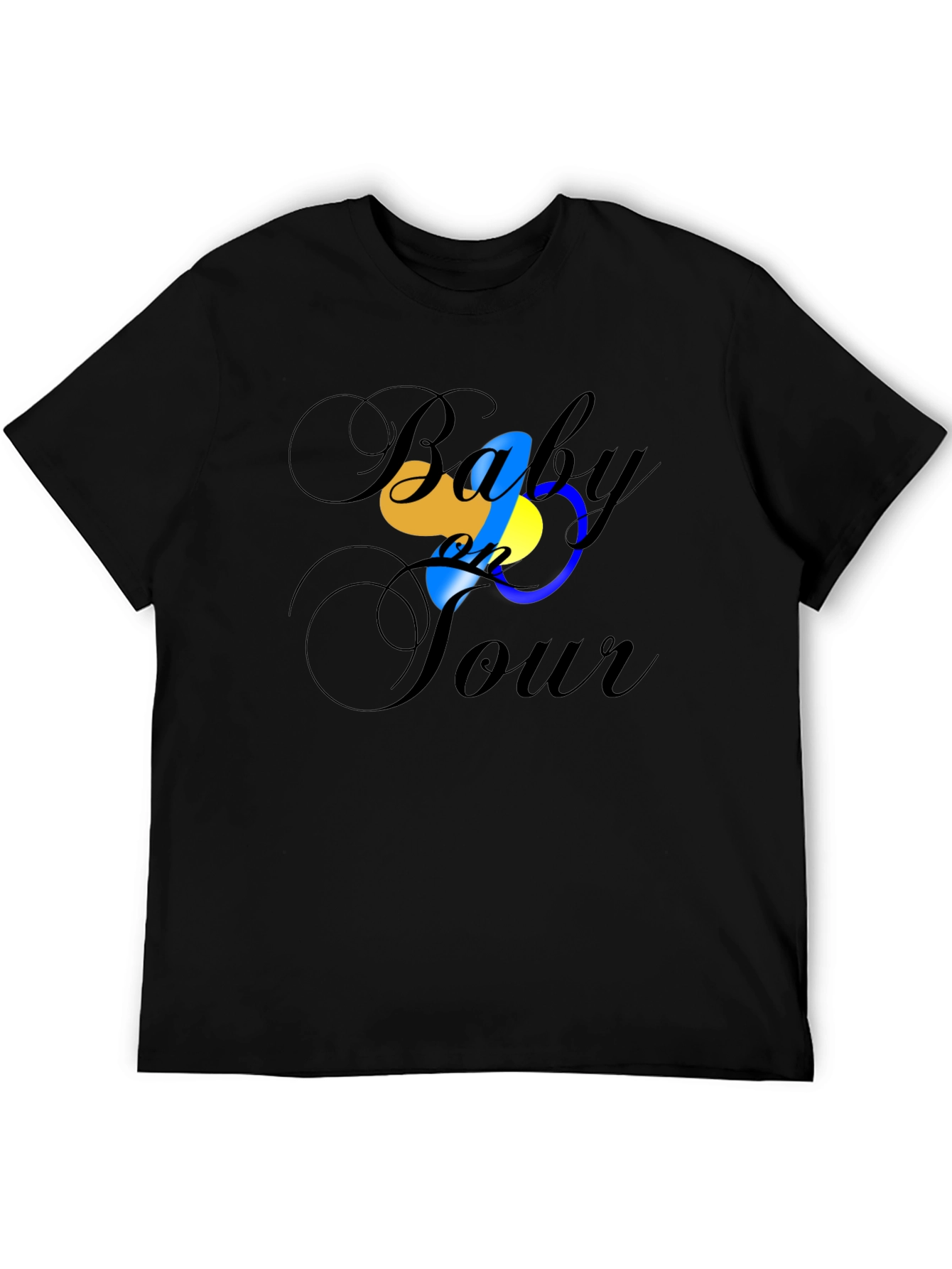 Baby on Tour - Black T-Shirt