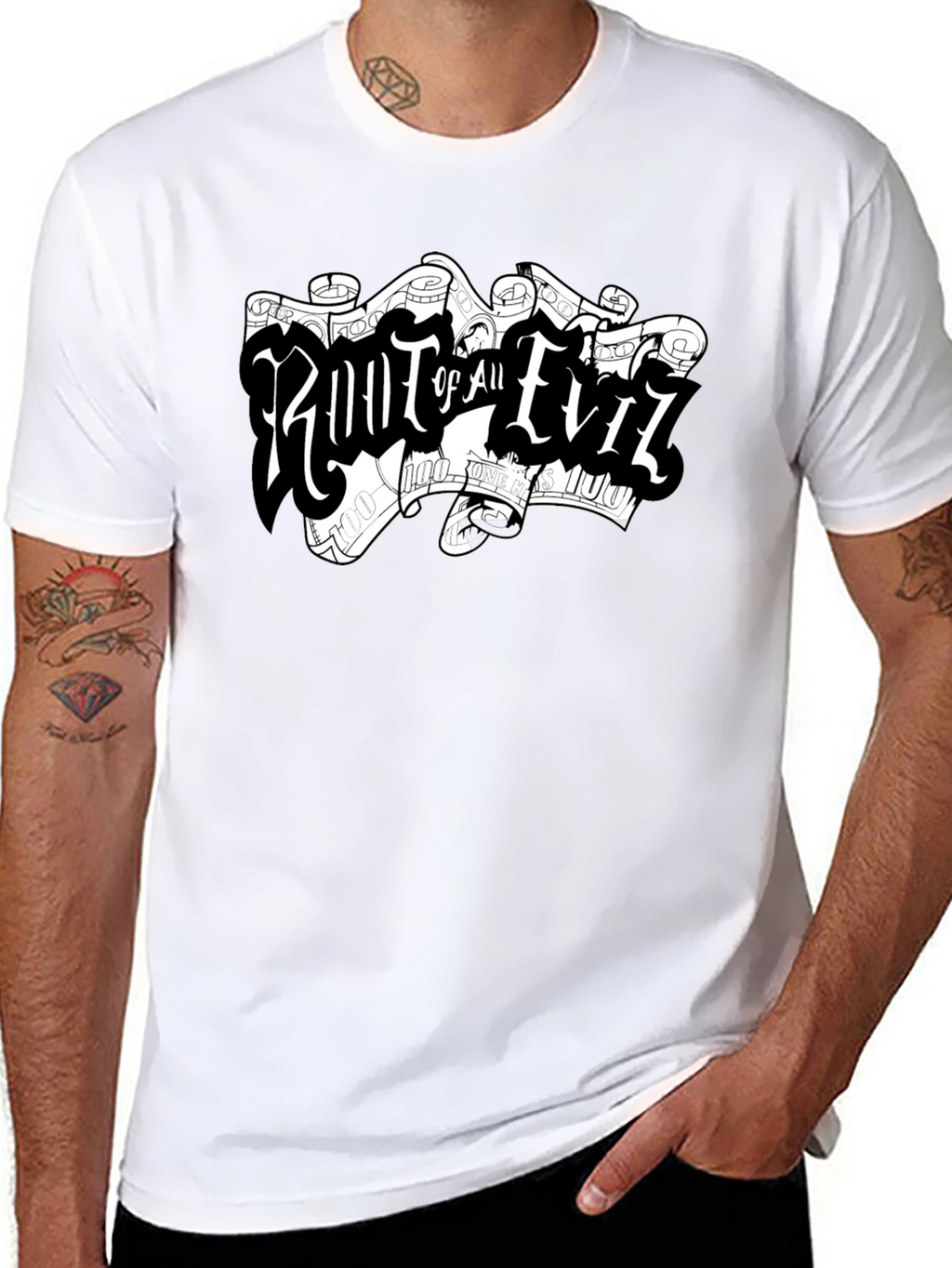 Root of All Evil Black T-Shirt