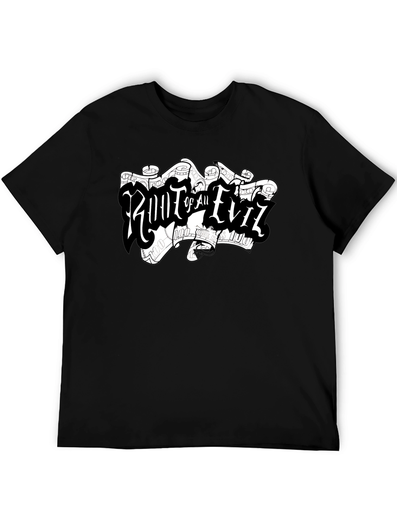 Root of All Evil Black T-Shirt