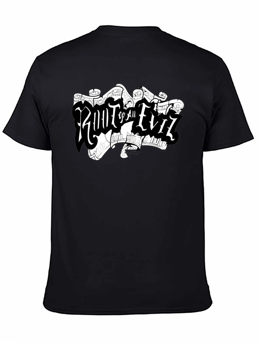 Root of All Evil Black T-Shirt