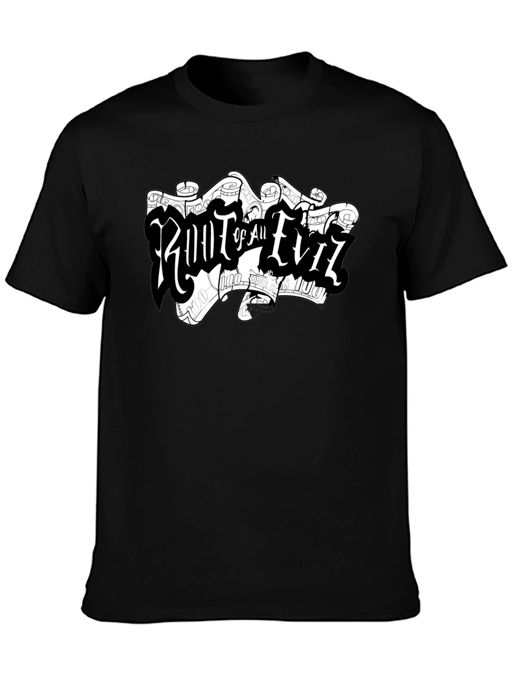 Root of All Evil Black T-Shirt