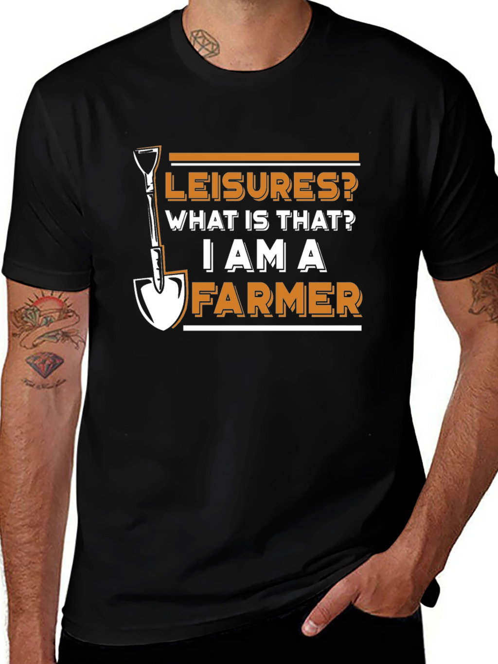 Leisures? I Am A Farmer Graphic T-Shirt