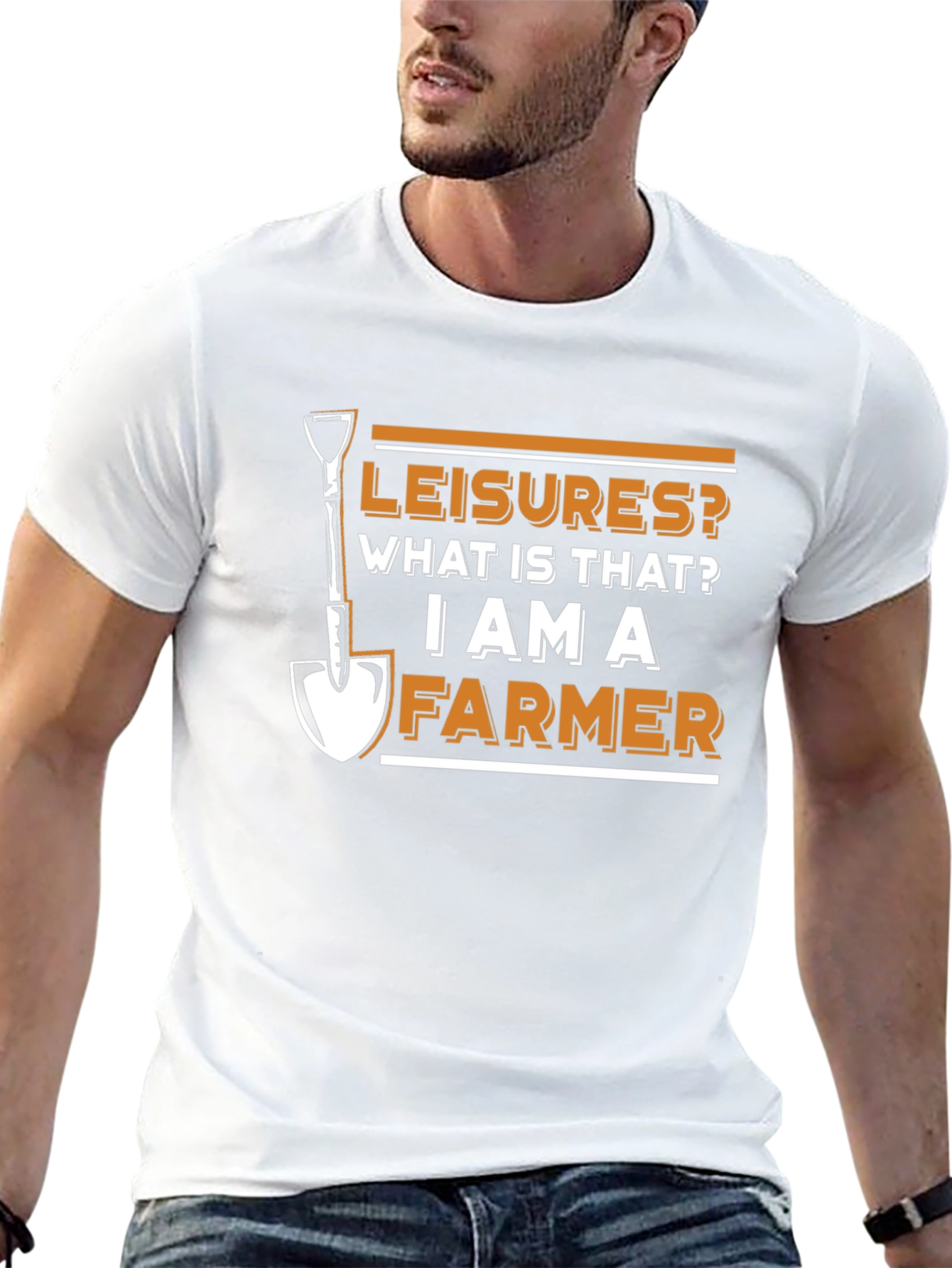Leisures? I Am A Farmer Graphic T-Shirt