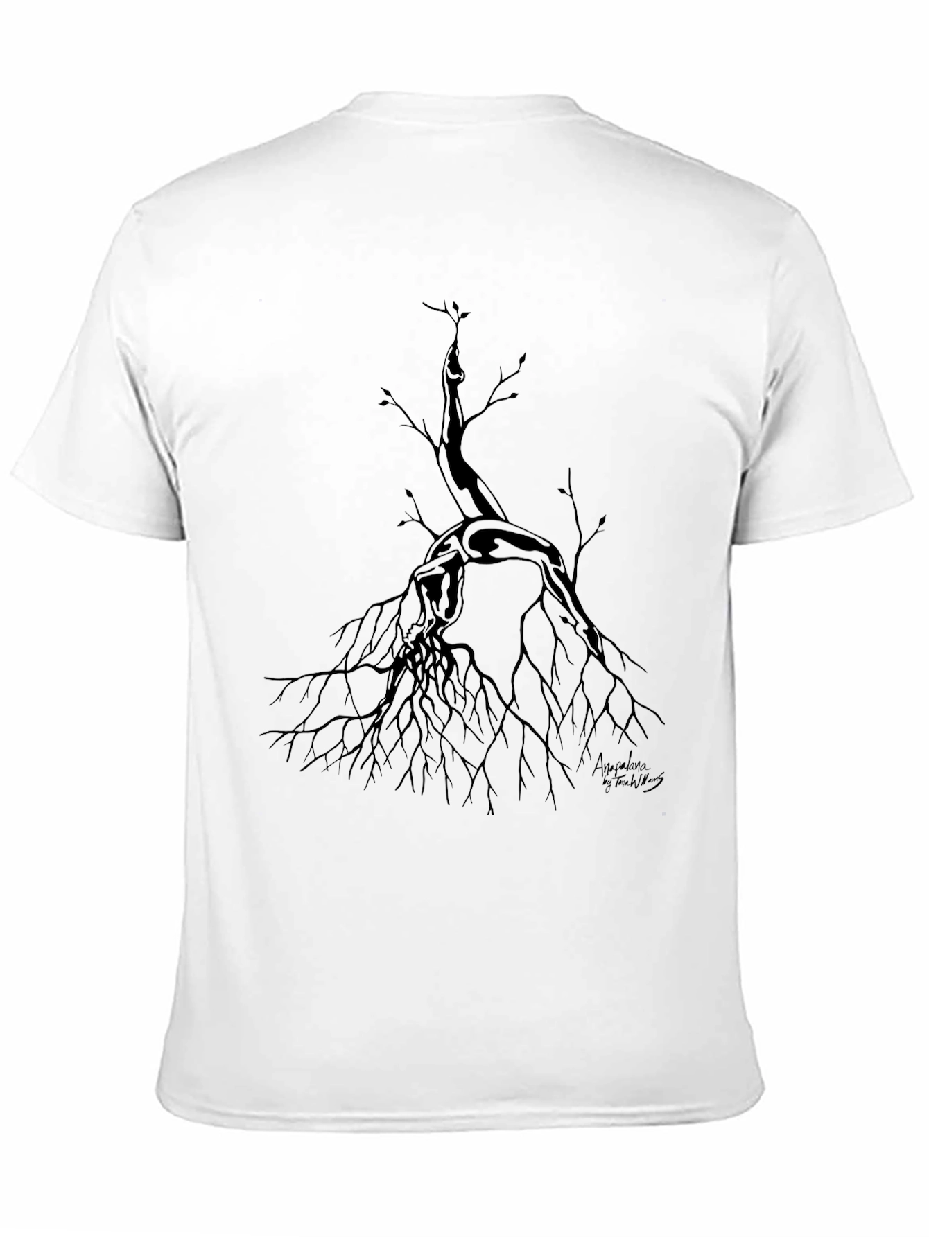 Unique Tree Graphic Tee - Stylish Black Cotton Shirt