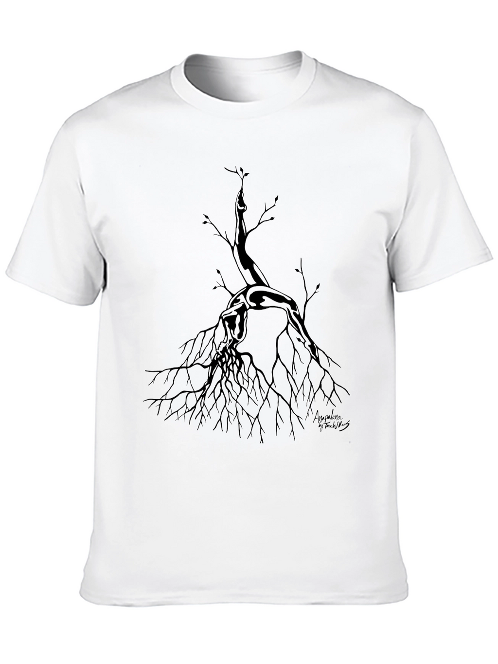 Unique Tree Graphic Tee - Stylish Black Cotton Shirt